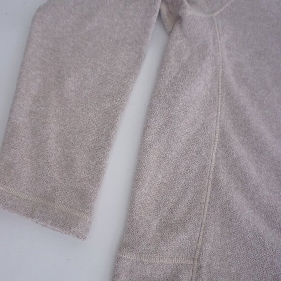 Woolrich Beige Quarter Zip Outdoor Preppy Pullover Fine Knit Sweater XL - Picture 7 of 10